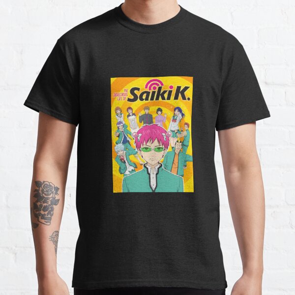 The Disastrous Life of Saiki K. Poster Designs Classic T-Shirt RB0307 product Offical Saiki K Merch