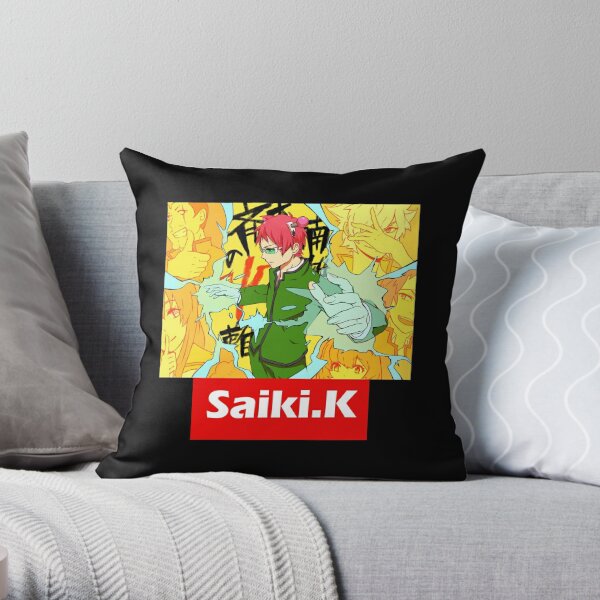 Saiki k  Throw Pillow RB0307 product Offical Saiki K Merch