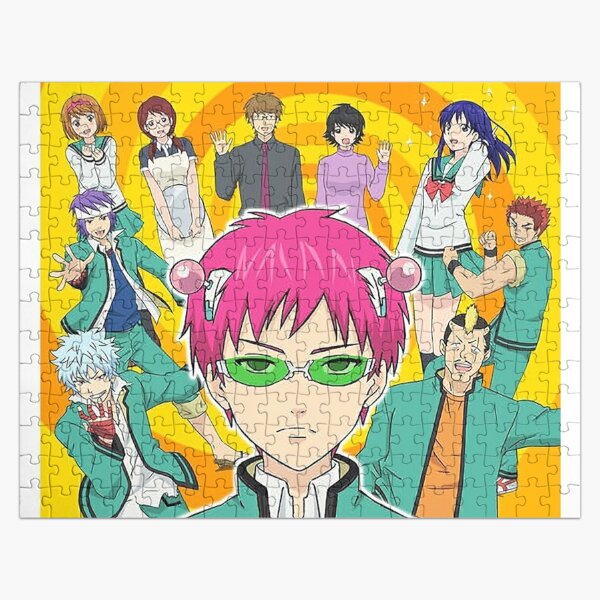 The Disastrous Life Of Saiki K. Cover Jigsaw Puzzle RB0307 product Offical Saiki K Merch