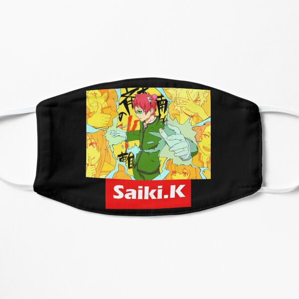 Saiki k  Flat Mask RB0307 product Offical Saiki K Merch
