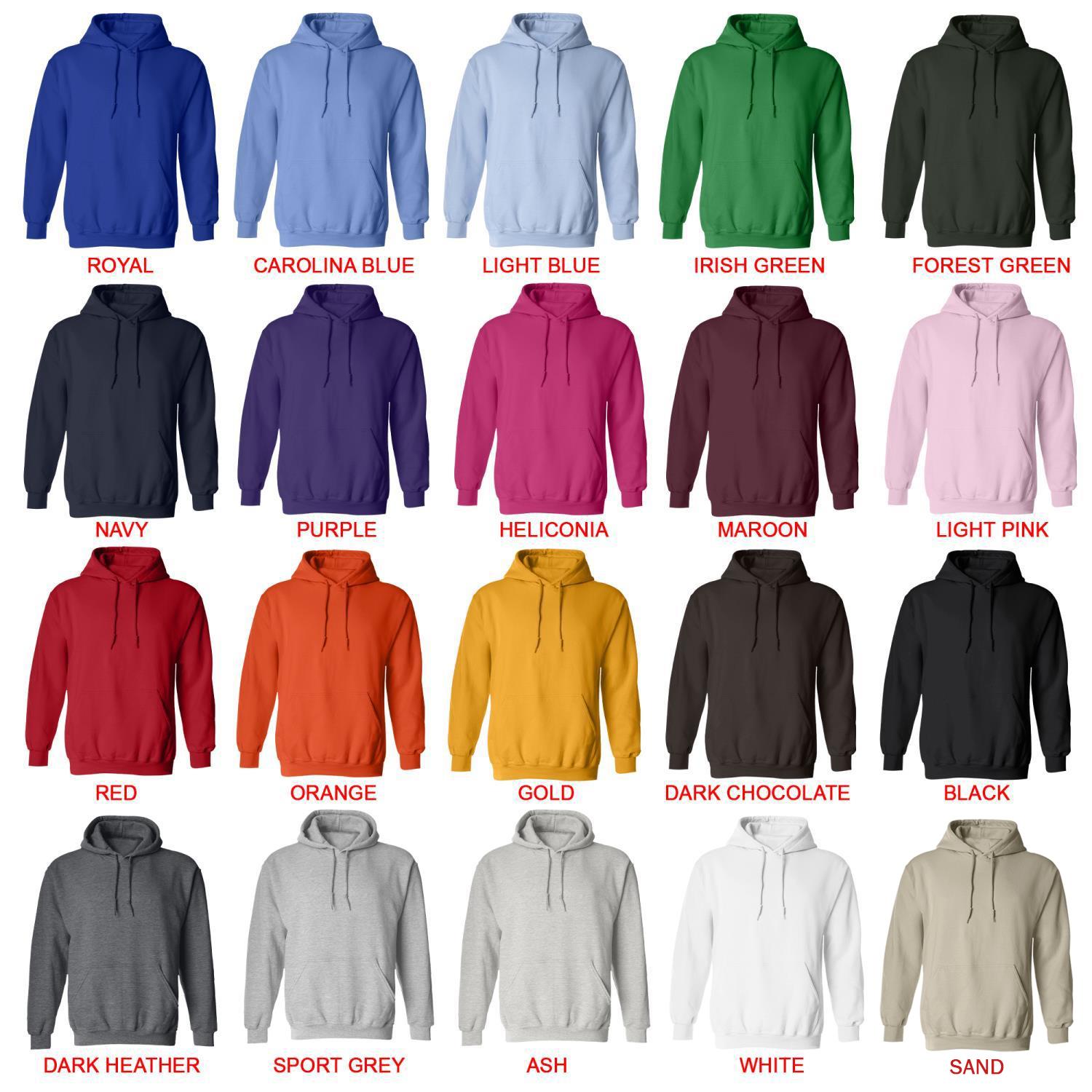 hoodie color chart - Saiki K Shop