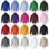 hoodie color chart - Saiki K Shop