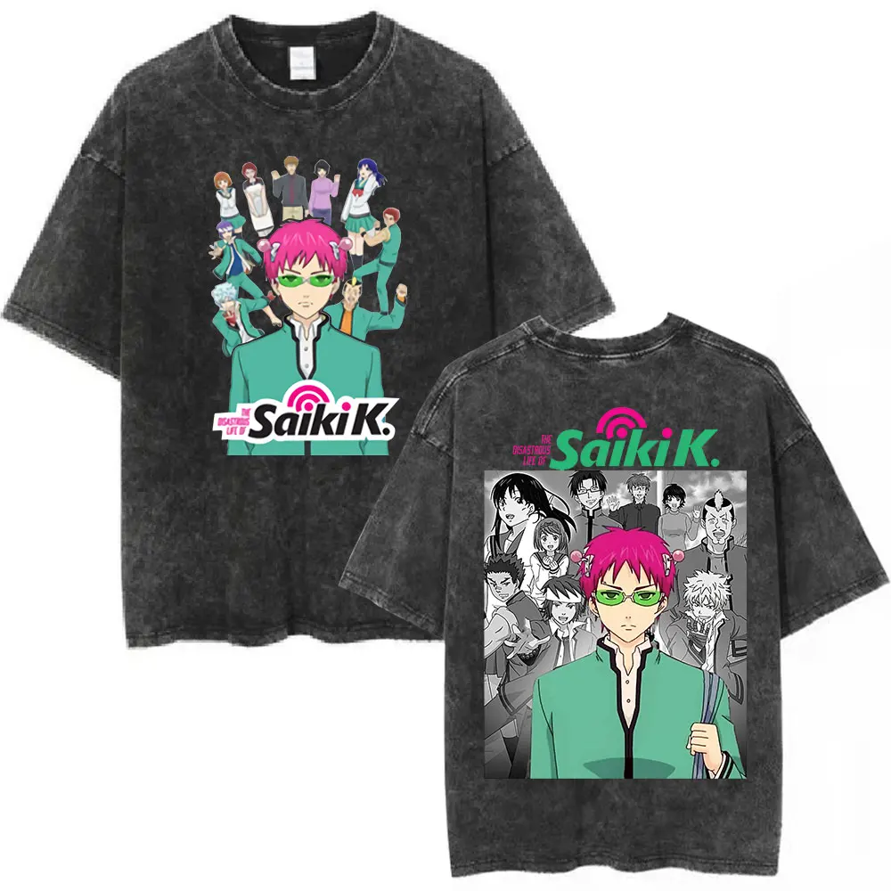 Best Saiki K Saiki Kusuo Mineral Wash T-Shirt